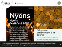 Tablet Screenshot of nyons.com